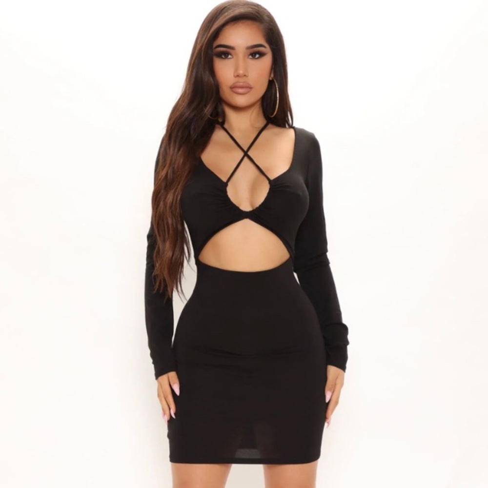 Fashion Nova Night Plans Mini Dress NWT